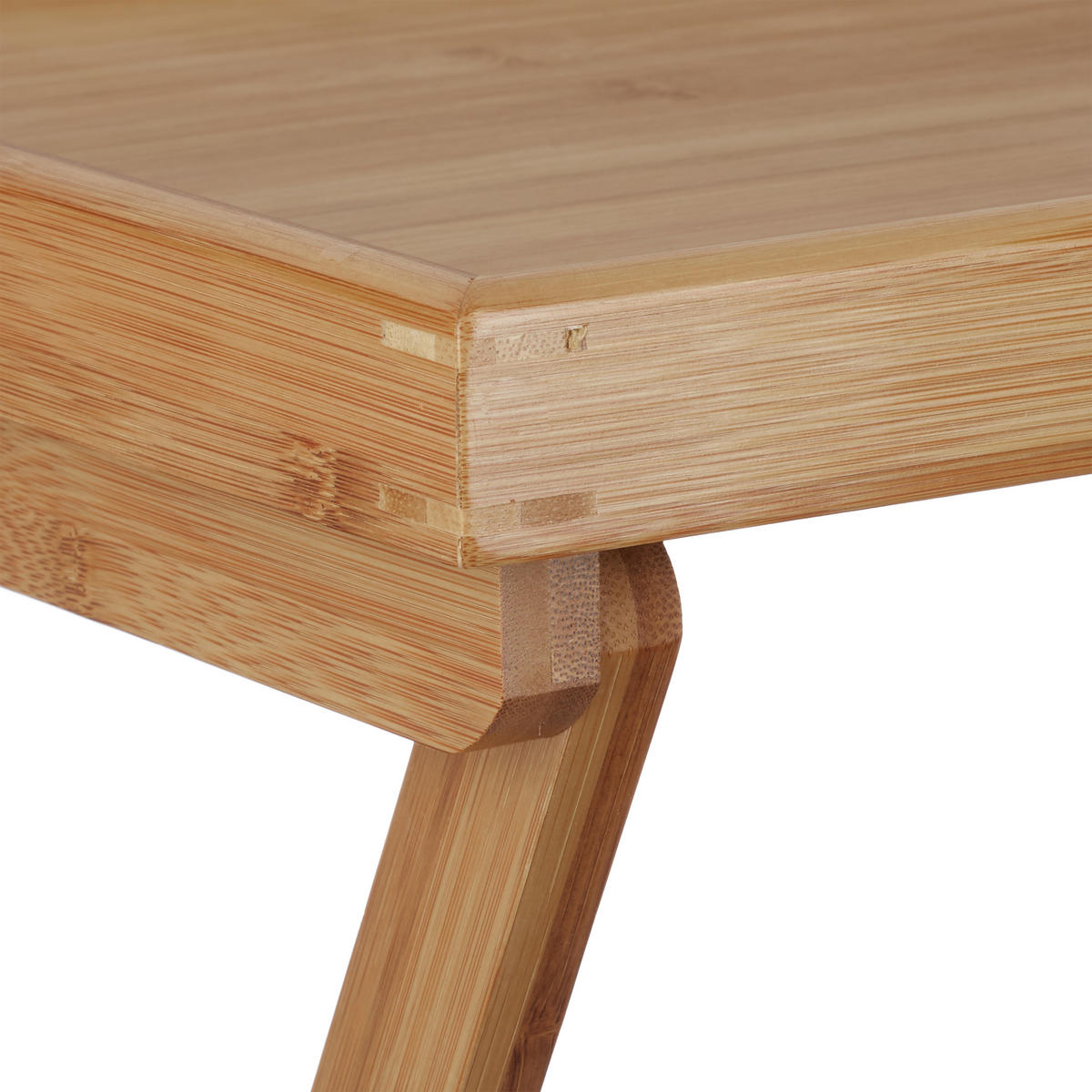 TABLETTTISCH - Hellbraun, Holz (38.5/50/66cm) - Relaxdays