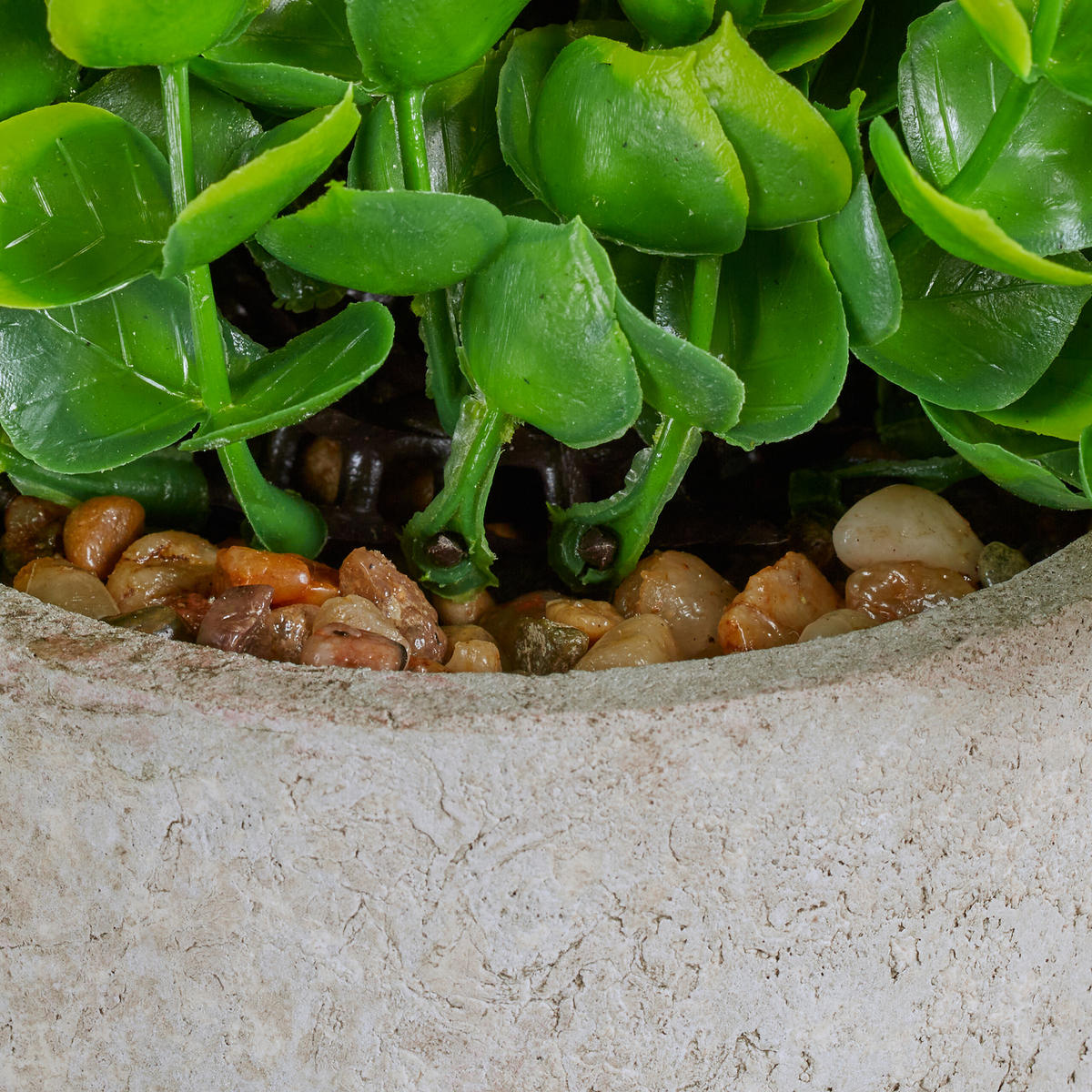 3XKUNSTPFLANZE - Multicolor, Wellpappe/Textil (23cm) - Relaxdays