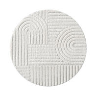 HOCHFLOR-TEPPICH Focus 765 Creme 160 cm rund - Creme, Textil (160/160cm) - carpet city