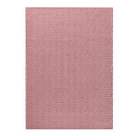 TEPPICH aus recycelten Fasern handgewebt rosa - Pink, Naturmaterialien (120/170cm) - AFK Living
