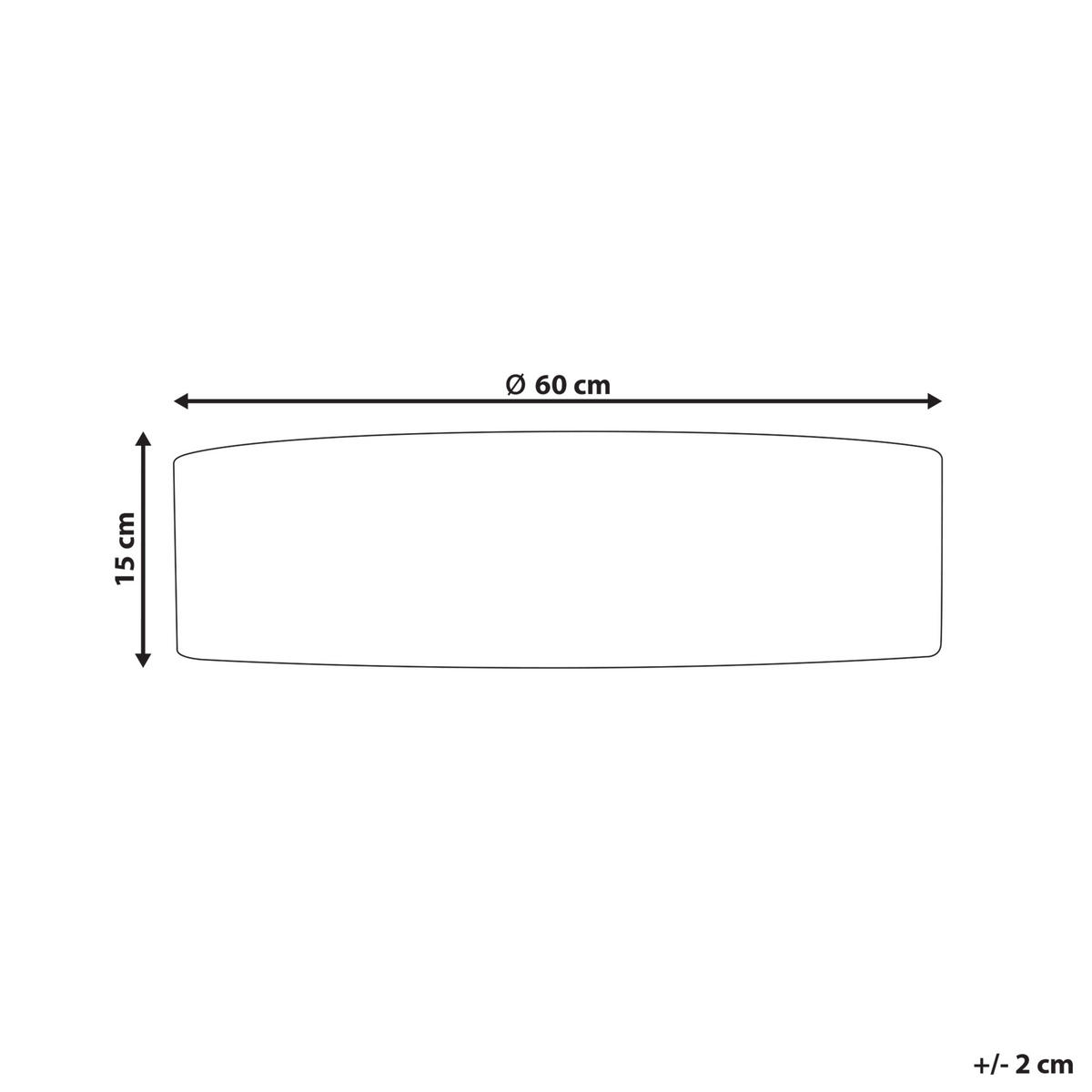 DECKENLAMPE Weiß Magno - Weiß, Papier (60/60/15cm) - Beliani