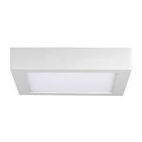 LED DECKENLEUCHTE Aluminium Beige - Beige, Metall (22.5/22.5/4cm)