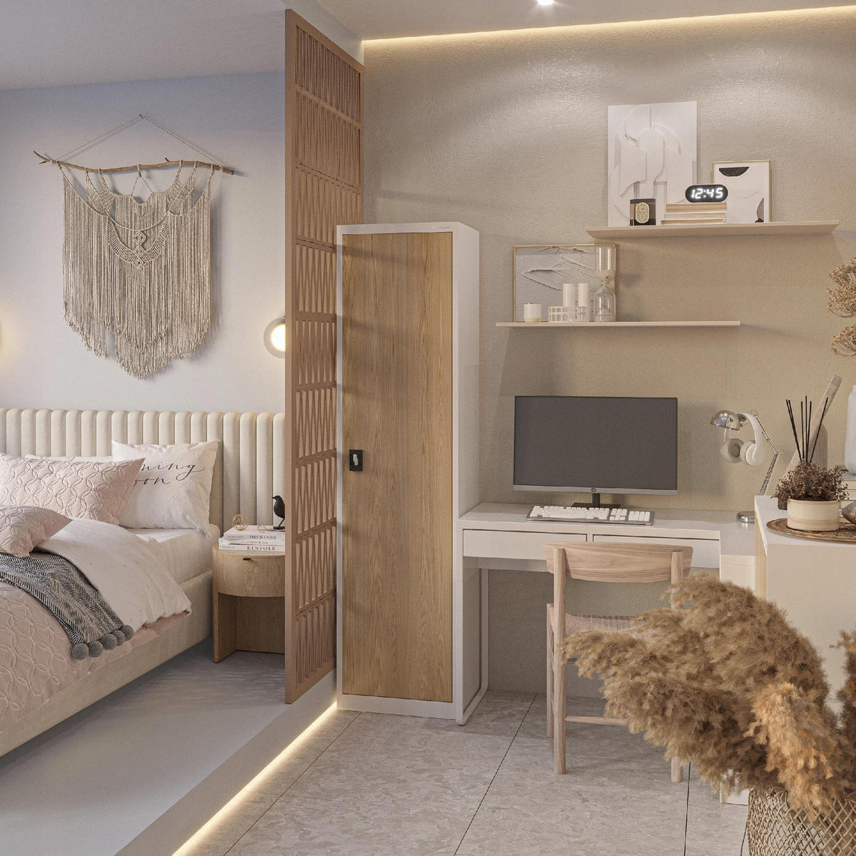 AKTENSCHRANK ALEX - Beige/Weiß, Metall (45/185/40cm) - Jan Nowak