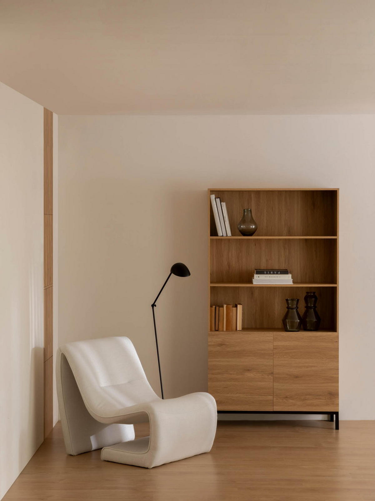 BÜCHERREGAL Kolb Natur 100 cm x 184 cm - Braun, Holzwerkstoff (100/184/35cm) - Kenay Home