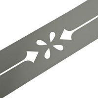 SICHTSCHUTZSTREIFEN Premium Dekor Verona Sichtschutz Steingrau 2,55m - Graubraun, Kunststoff (255/19cm) - ZAUN|ZU