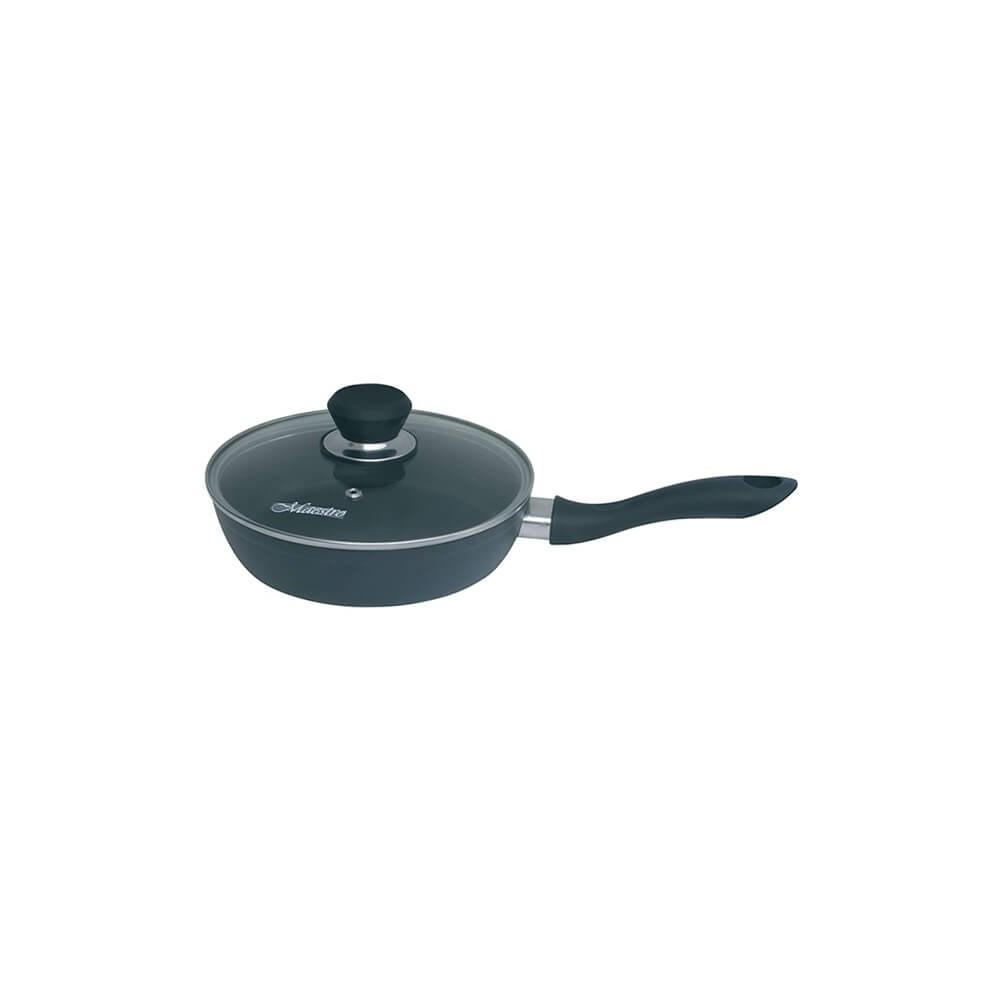 PFANNE Graphit 42.5/24/4.5 cm MR120524 - Graphitfarben, Metall (24cm) - Maestro 