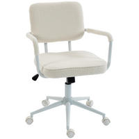 BÜROSTUHL Creme 62.0/58.0/93.0 cm - Creme, Textil (58/93/62cm)