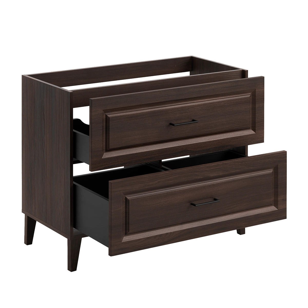 SKRINKA POD UMÝVADLO 100cm Moka Drevo - hnedá, kompozitné drevo (100/82/46cm) - Petits-meubles