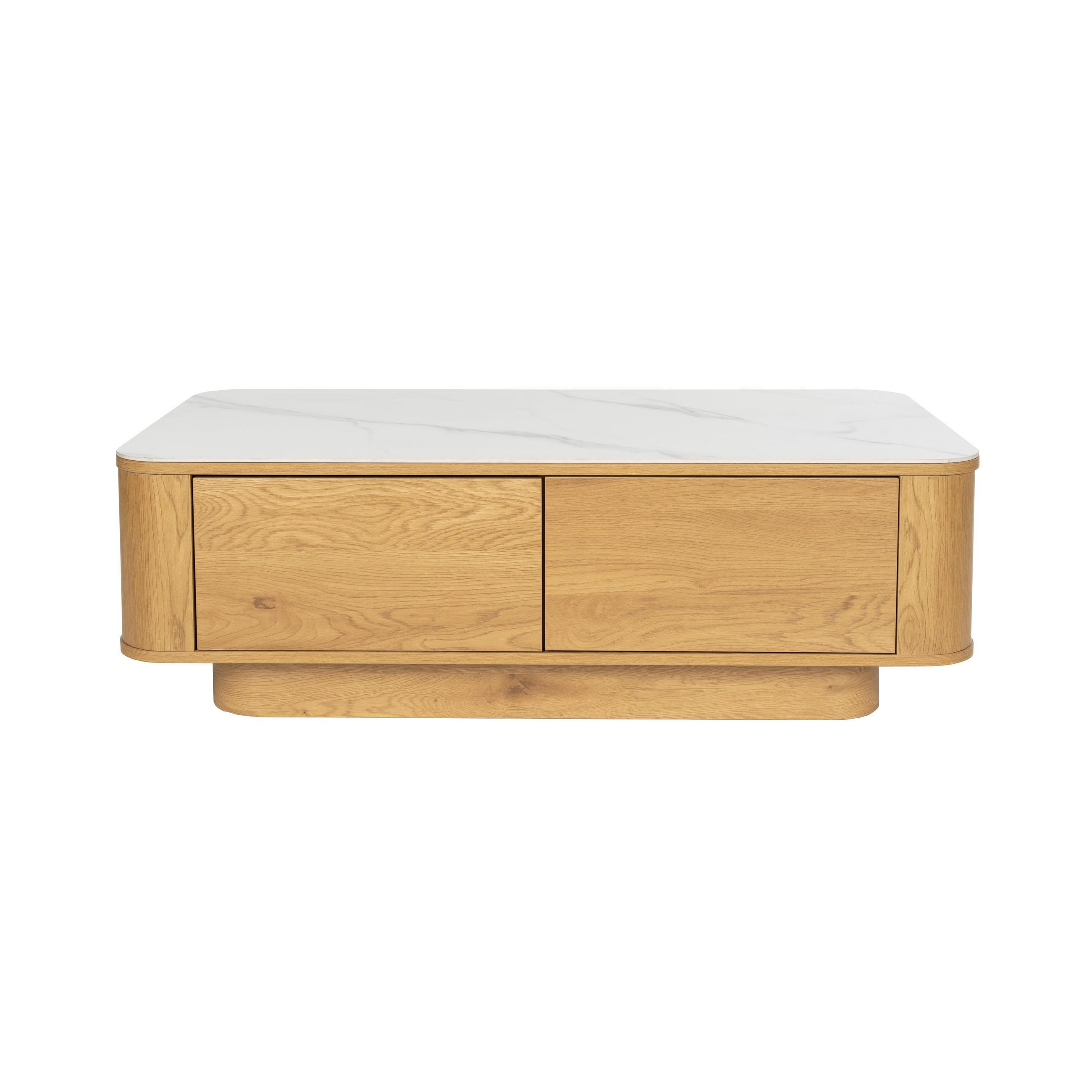 COUCHTISCH Almira 120x60 cm / Marmoroptik Natural - Naturfarben, Holzwerkstoff (120/60/38cm) - Housecraft Living