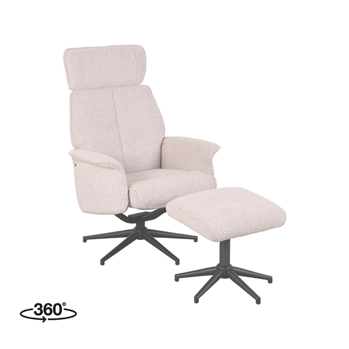 Label51 Sessel Beige 77x109x79 cm