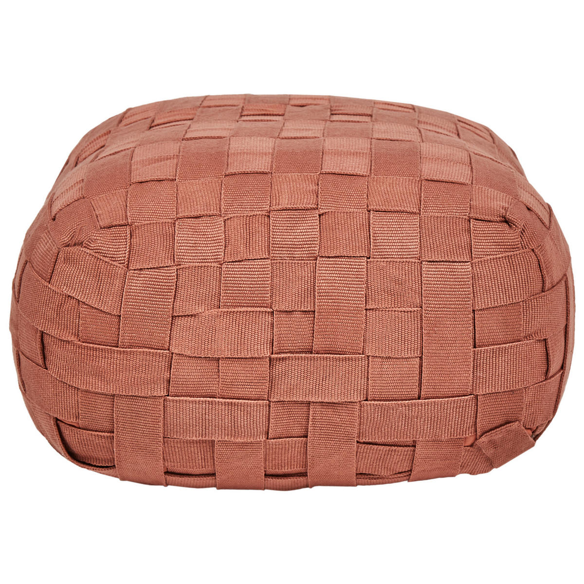 POUF Hellrot Bodla - Hellrot, Kunststoff (50/30/50cm) - Beliani