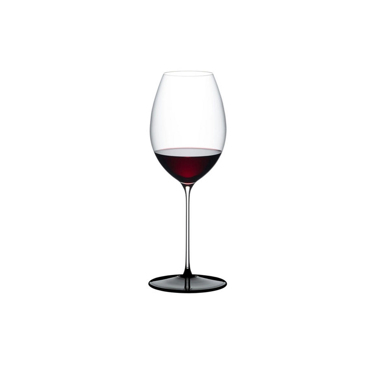 ROTWEINGLAS Fatto A Mano Black Tie Hermitage, Kristallglas, 668 ml - Schwarz, Glas (0.67L) - Riedel