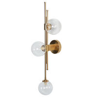 WANDLEUCHTE Tulija 26/28/75 cm - Goldfarben, Metall (28/75/26cm) - Beliani