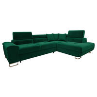 ECKSOFA Cotere, Seite: Rechts - Waldgrün, Holz/Textil (270/202cm) - MIRJAN24