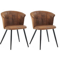 ESSZIMMERSTUHL in Vintage Brown - Braun, Textil (44/83/51cm) - Meubles Cosy