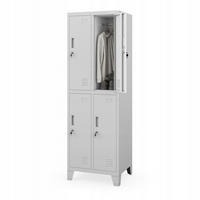 ARBEITSSCHUTZSCHRANK BARTEK 2 Plus - Grau, Metall (56/172/45cm) - Jan Nowak