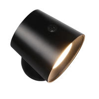 LED WANDLEUCHTE Emma - Schwarz, Kunststoff (9/8/11cm) - Nettlife