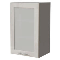 KÜCHENHÄNGESCHRANK Brerra W2S/45 Grau / RAL 9001 creme Hochglanz 45 / 32,5 / 72cm - Creme/Grau, Holz/Holzwerkstoff (45/72/32.5cm) - Feldmann-Wohnen