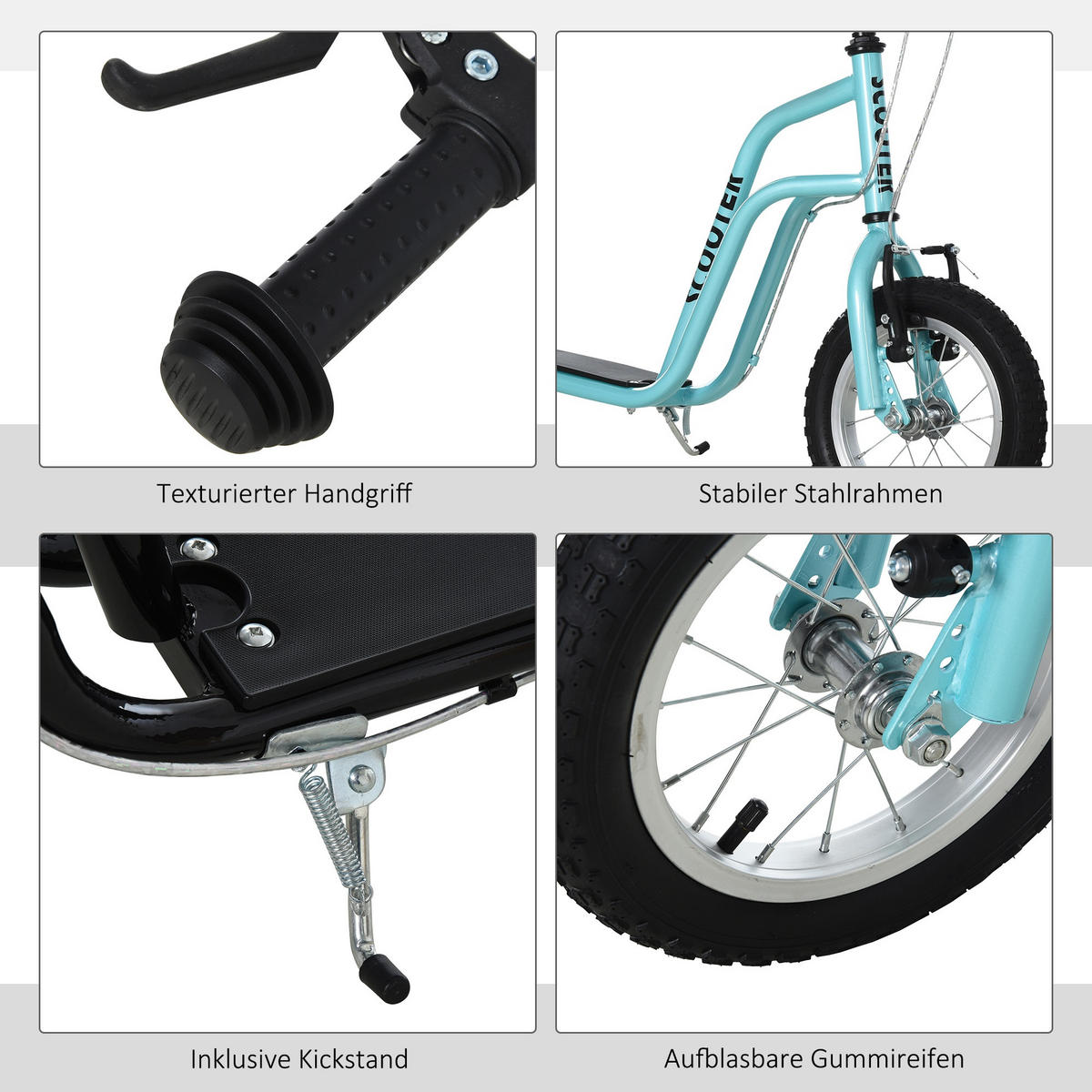 KINDERROLLER Blau - Blau, Kunststoff/Metall (75/120/58cm) - Jamb