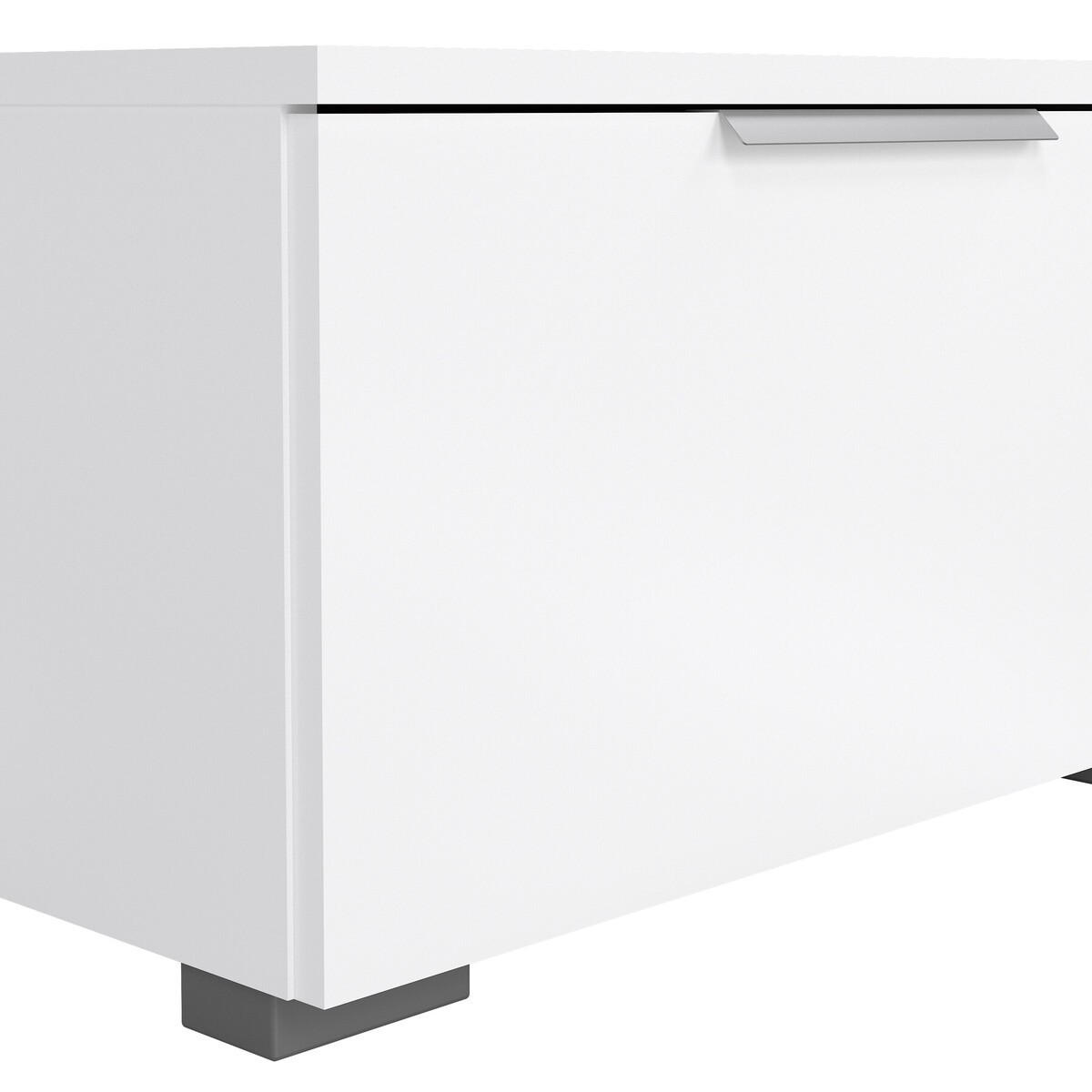 61. TV-MÖBEL mit 2 Schubladen und 2 Fächern billie 172,7/39,9/33,1 cm - Weiß, Holzwerkstoff (39.9/33.1/172.7cm) - Calicosy