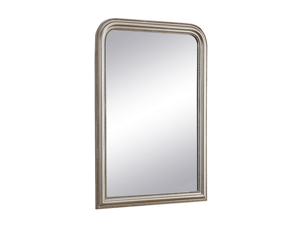 WANDSPIEGEL - 80cm x 3cm - Paulownia - silberfarben - HELOISE - Silberfarben, Holz (80/110/3cm) - Vente-Unique