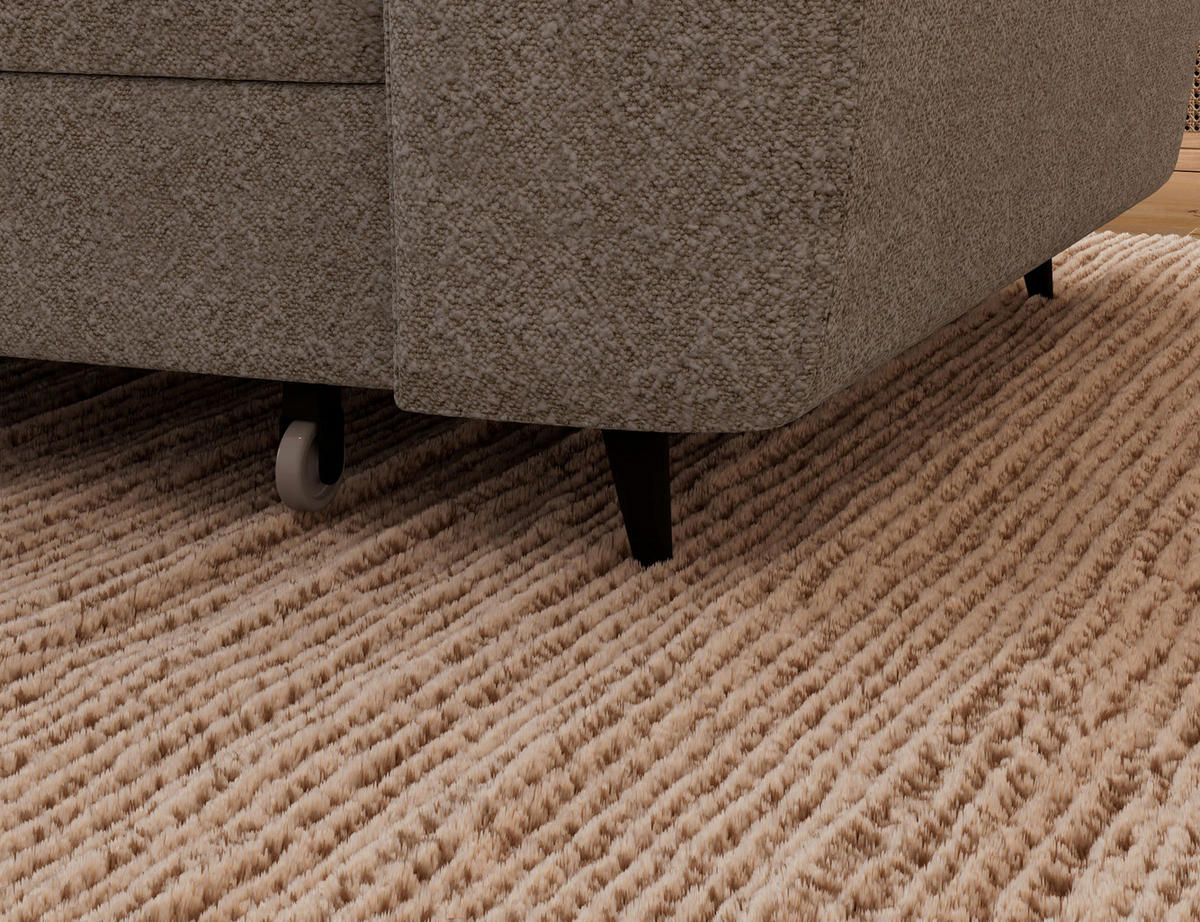 ECKSOFA Vesteria mit Schlaffunktion und Bettkasten – Modernes Design, verstellbare Kopfstützen und hoher Sitzkomfort - Braun, Kunststoff (279/72cm) - Wohnideebilder