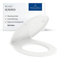 WC-SITZ O.novo weiß 438 x 368 x 49 cm - Weiß, Kunststoff (36.8/4.9/43.8cm) - Villeroy & Boch