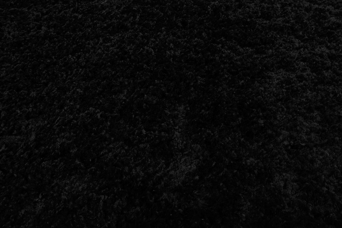 TEPPICH ESSENCE ROUND Schwarz 160/160 cm - Schwarz, Textil (160/160cm) - Tapiso