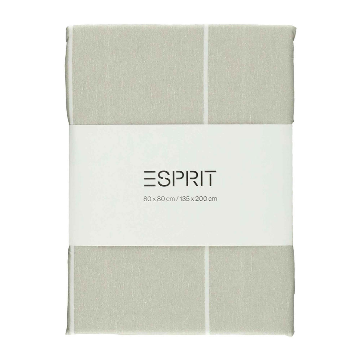 RENFORCE BETTWÄSCHE HARPLINES 2er Set - Grau, Textil (140/200cm) - Esprit