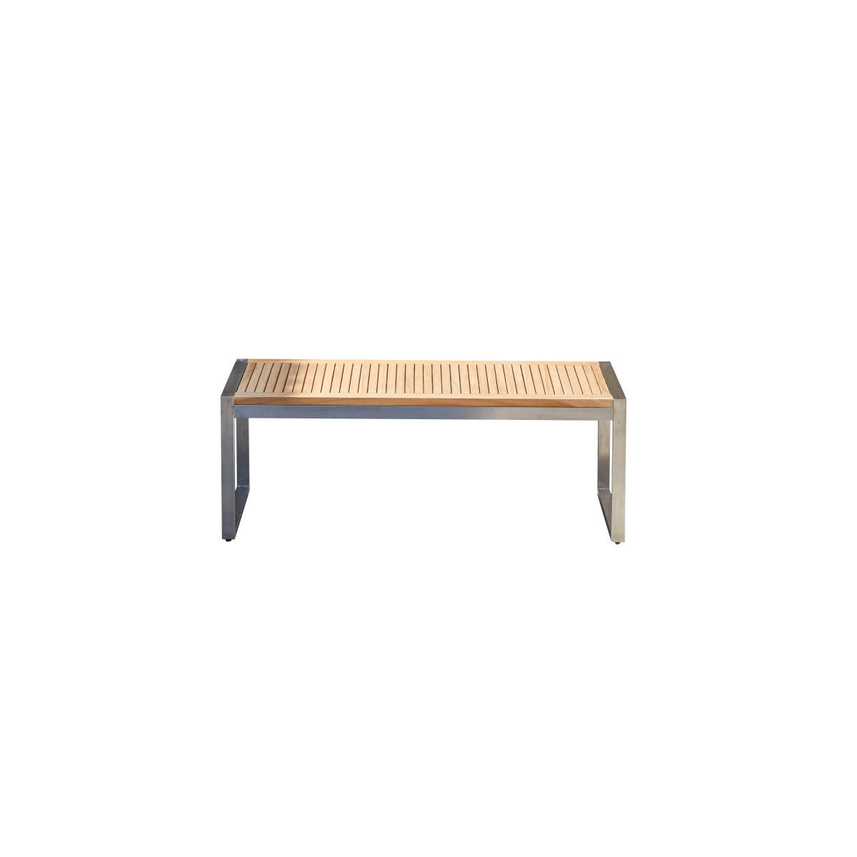GARTENBANK Arno Natur aus Teak - Naturfarben, Holz (120/44/45cm) - Tikamoon