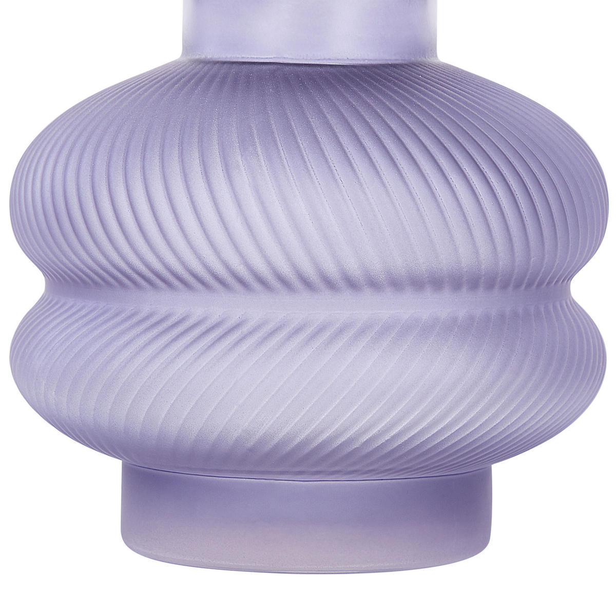 VAZA steklo vijolična Rodia - vijolične barve, steklo (24cm) - Beliani