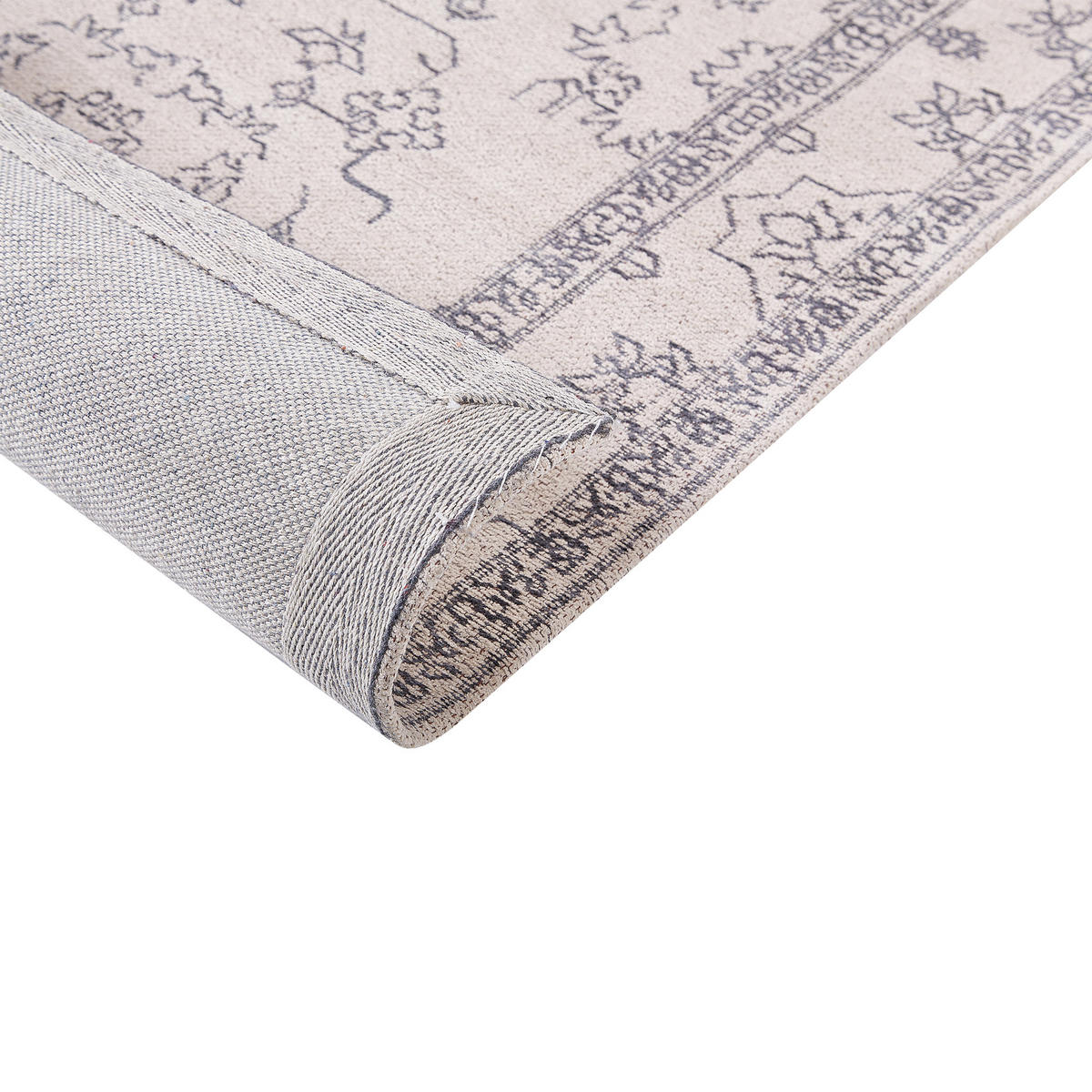 KURZFLOR-TEPPICH Goller 300/80 cm - Beige, Textil (80/300cm) - Beliani