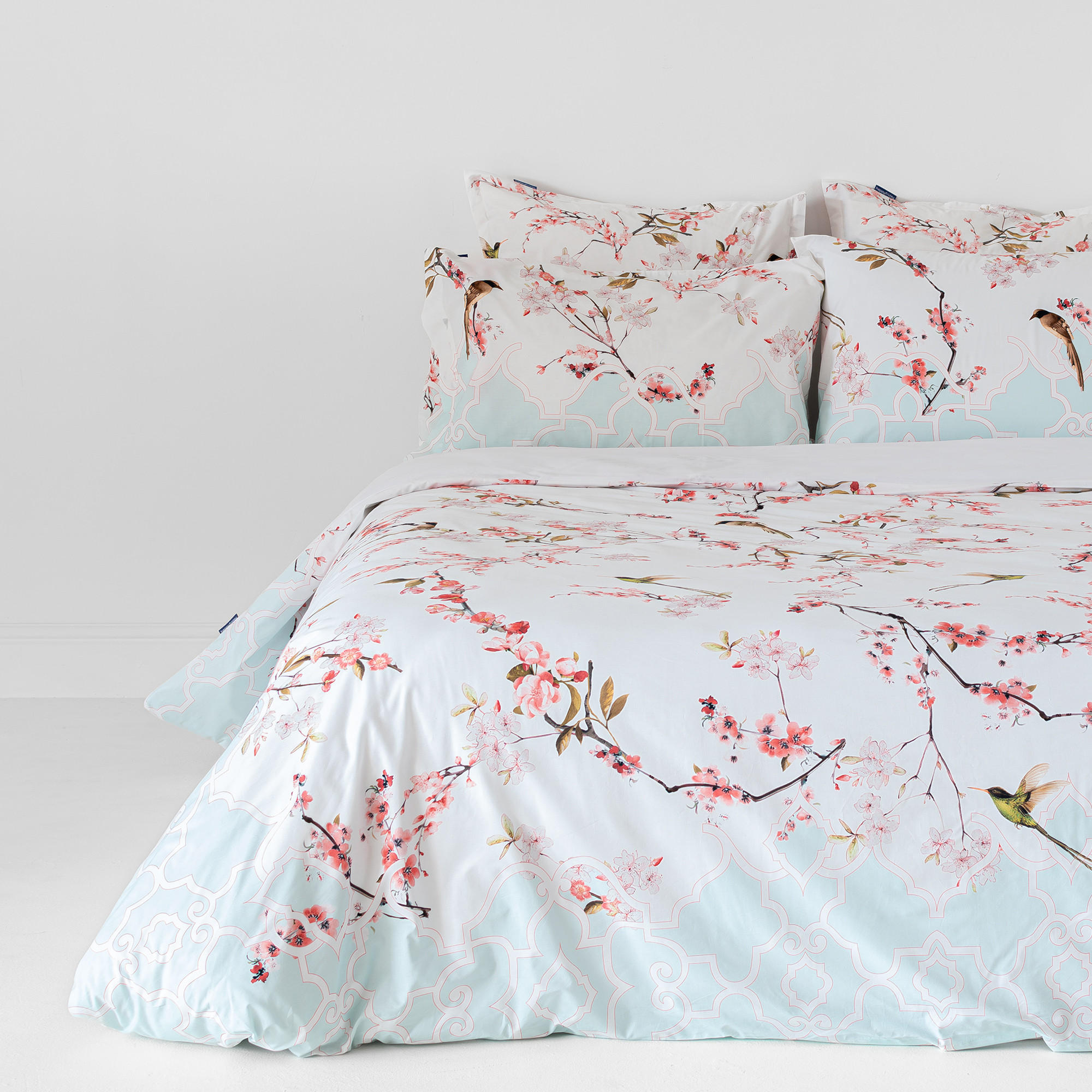BETTBEZUG sakura 180x220 cm (komfortgrösse) mehrfarbig - Multicolor, Textil (180/220cm) - Happy Friday