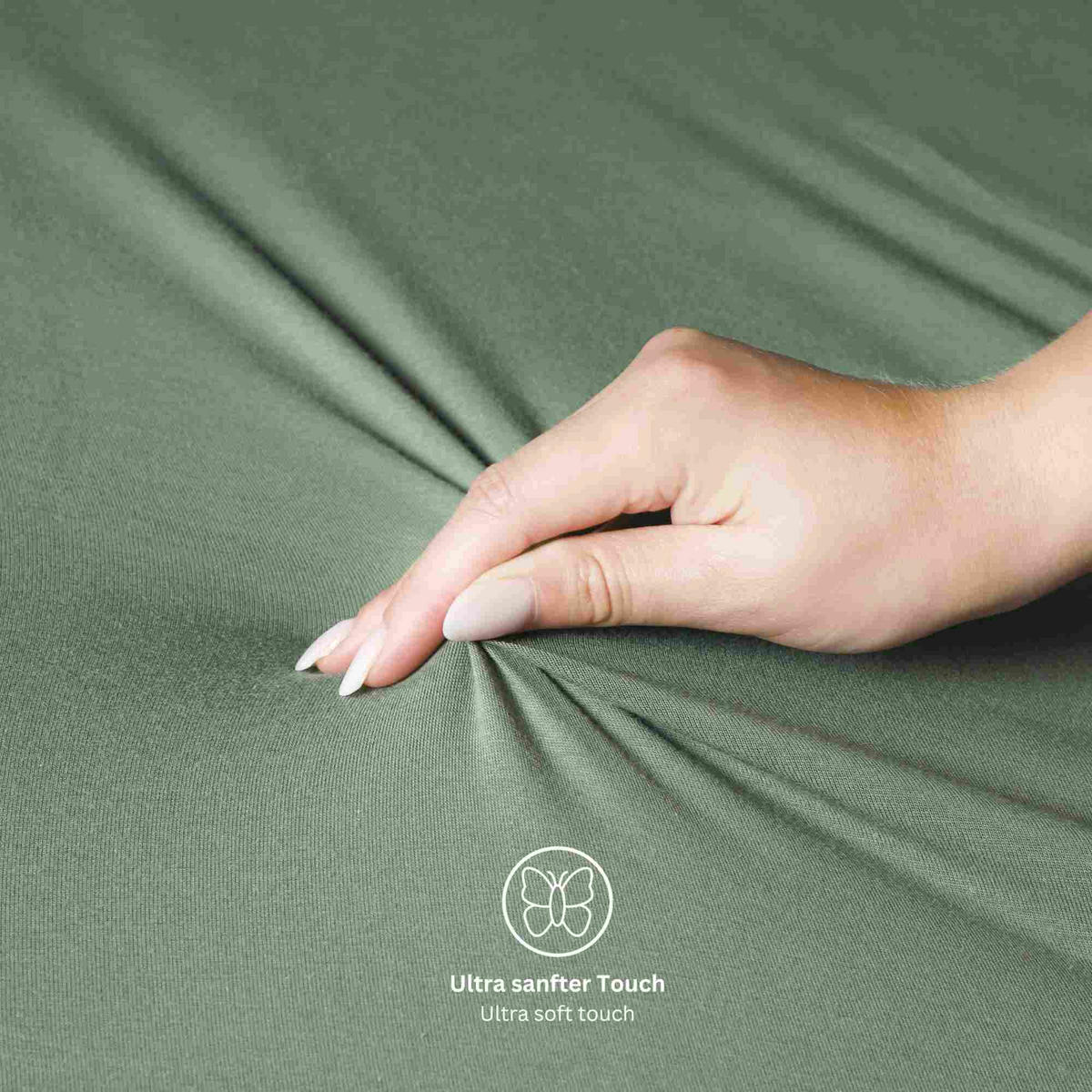 SPANNBETTLAKEN BASIC - Salbeigrün, Textil (150/200cm) - Schöner Wohnen