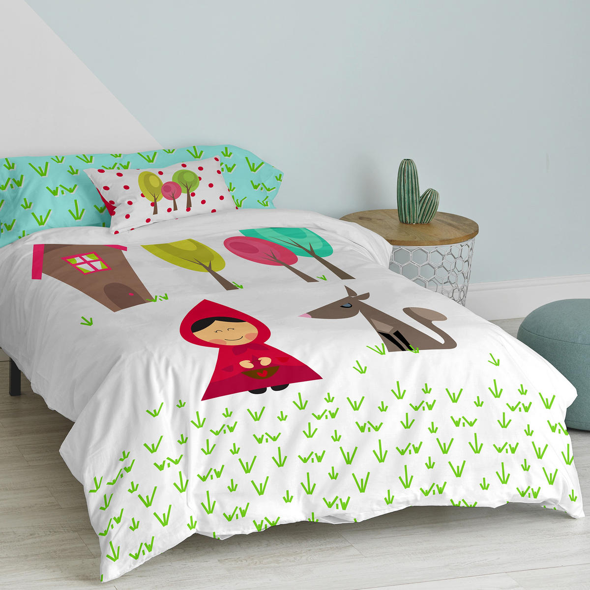 BETTBEZUG 2er-Set teiliges grandma 135/140x200 cm (standardgrösse) mehrfarbig - Multicolor, Textil (140/200cm) - Happy Friday