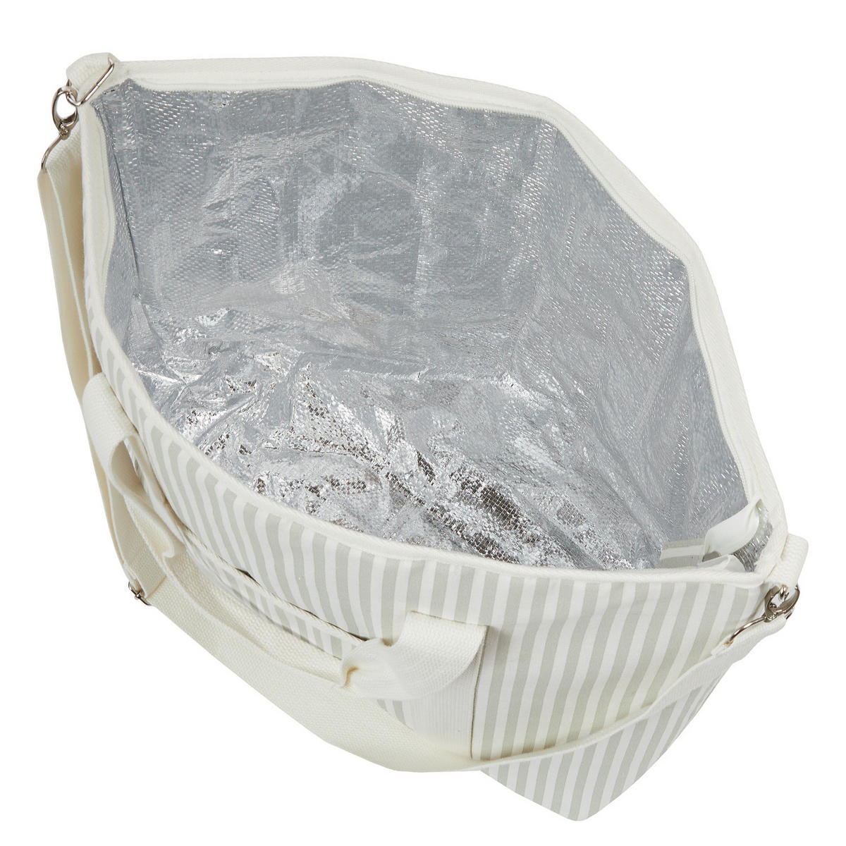 KÜHLTASCHE Keep Cool - Beige, Textil/Metall (16/39/52cm) - Butlers