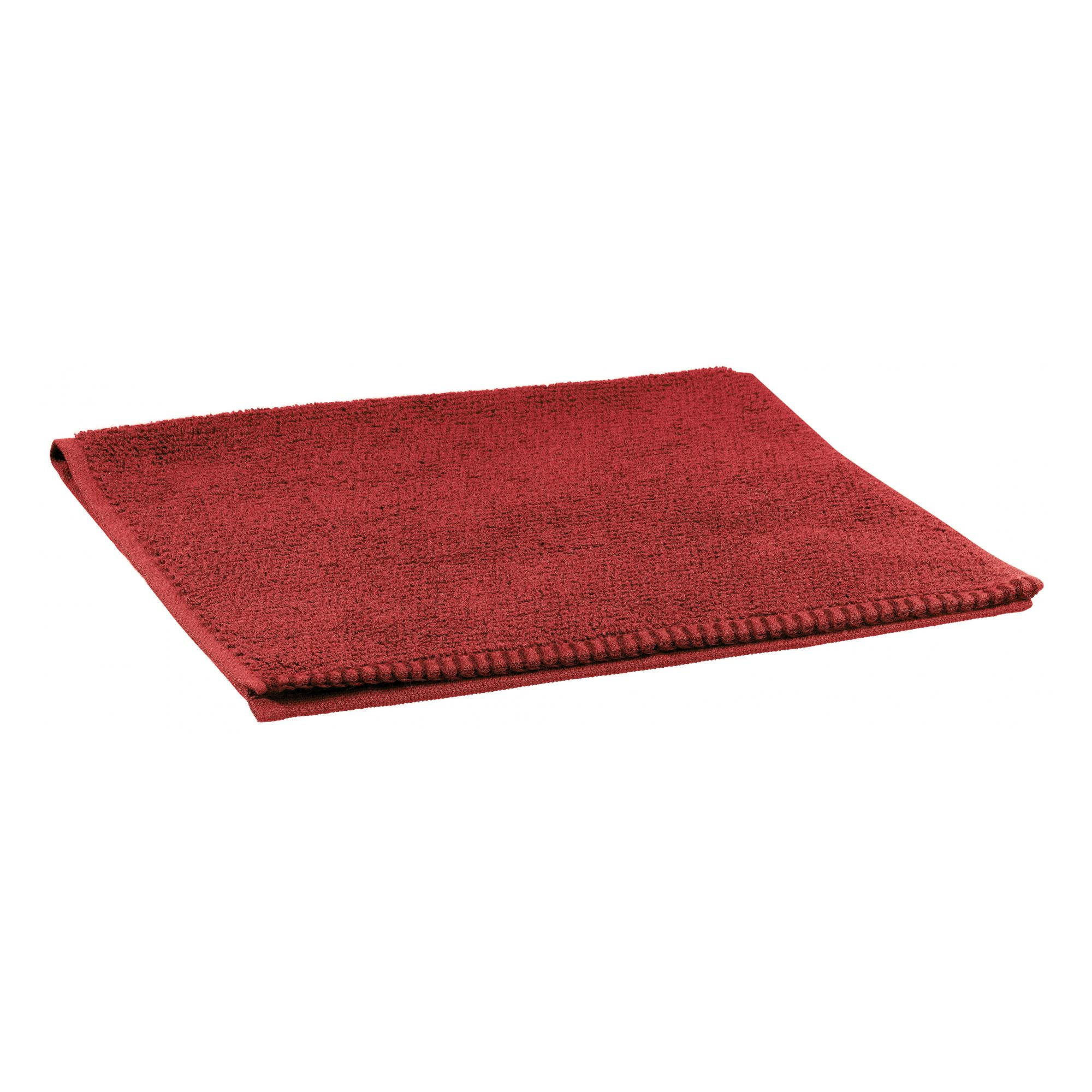 GÄSTETUCH Bora geranie 30 x 50 cm - Rot, Textil (30/50cm) - Vivaraise