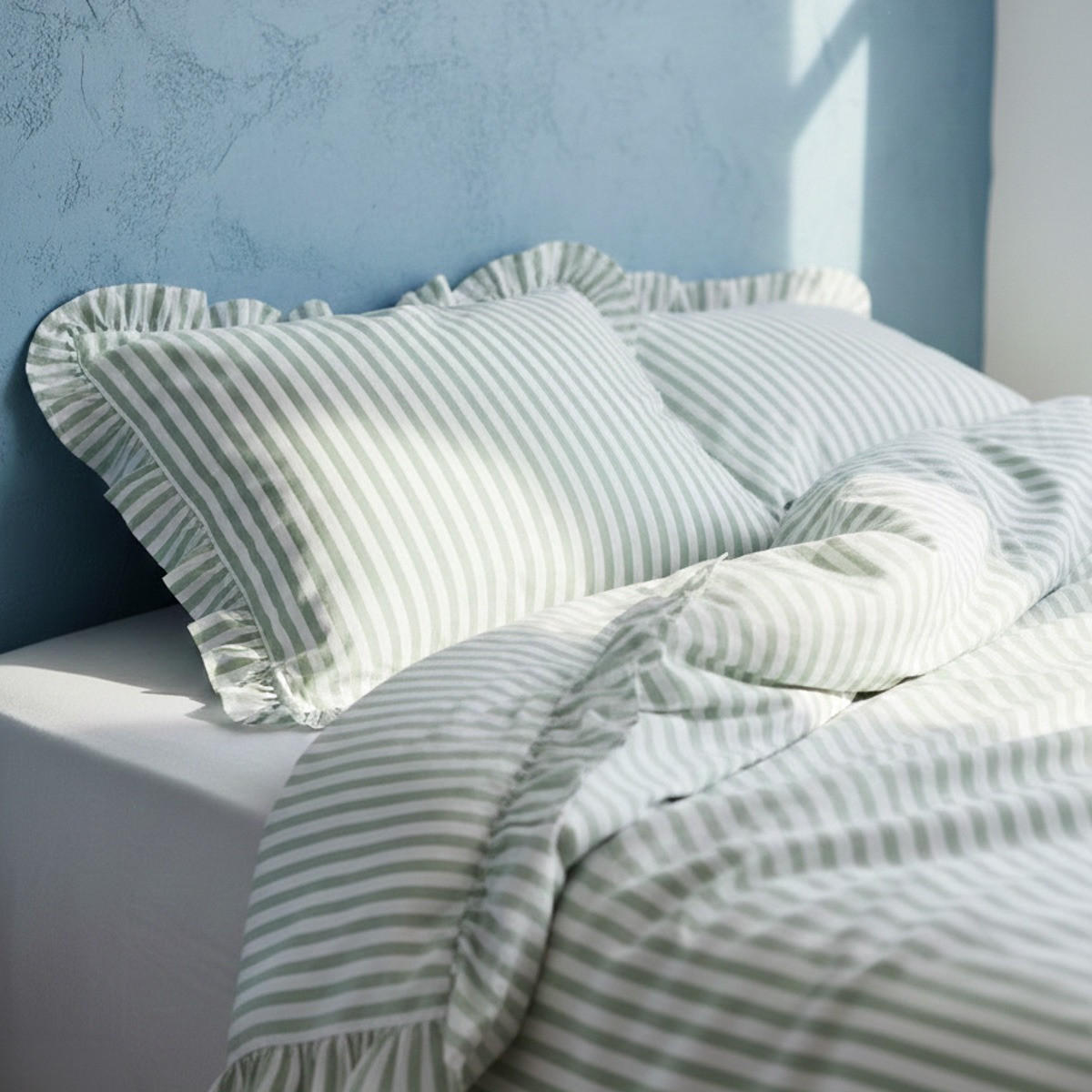 BETTWÄSCHE Trudy Pistazie 140/200 cm - Grün, Textil (140/200cm) - Homla