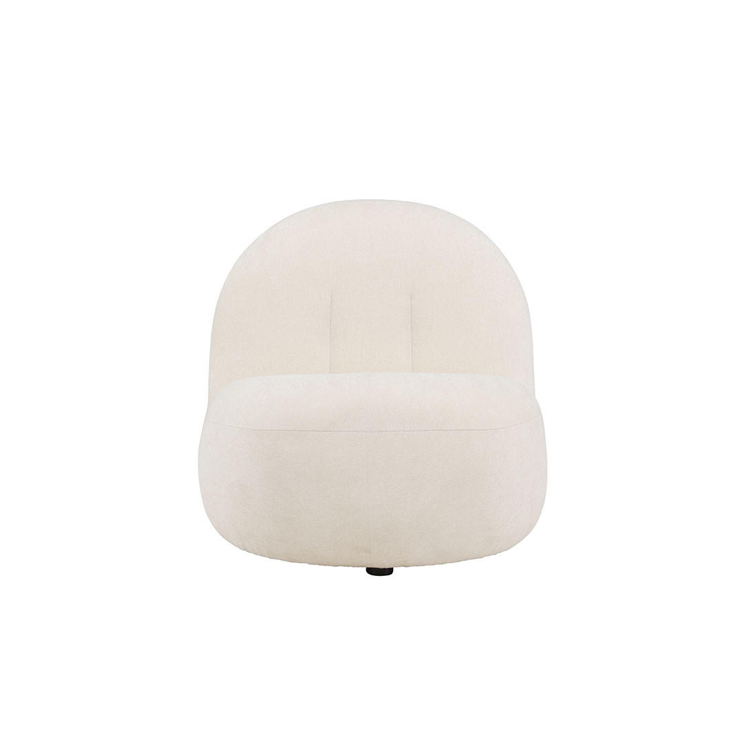 SESSEL, Omaha, Weiß, Holzwerkstoff / MDF / Polyester, 65 x 84 x 61 cm - Weiß, Holzwerkstoff/Textil (65/61/84cm) - ebuy24