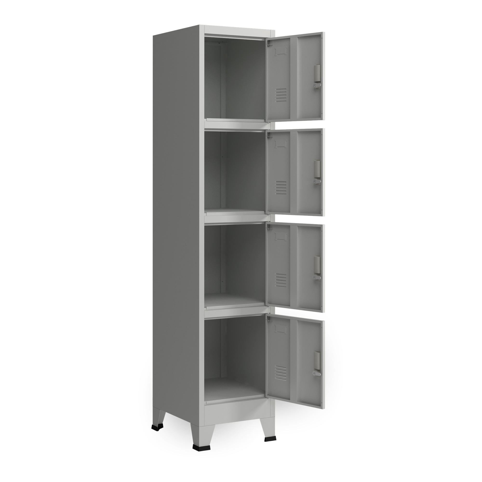 SPIND Joroinen - Grau, Metall (38/180/45cm) - [en.casa]