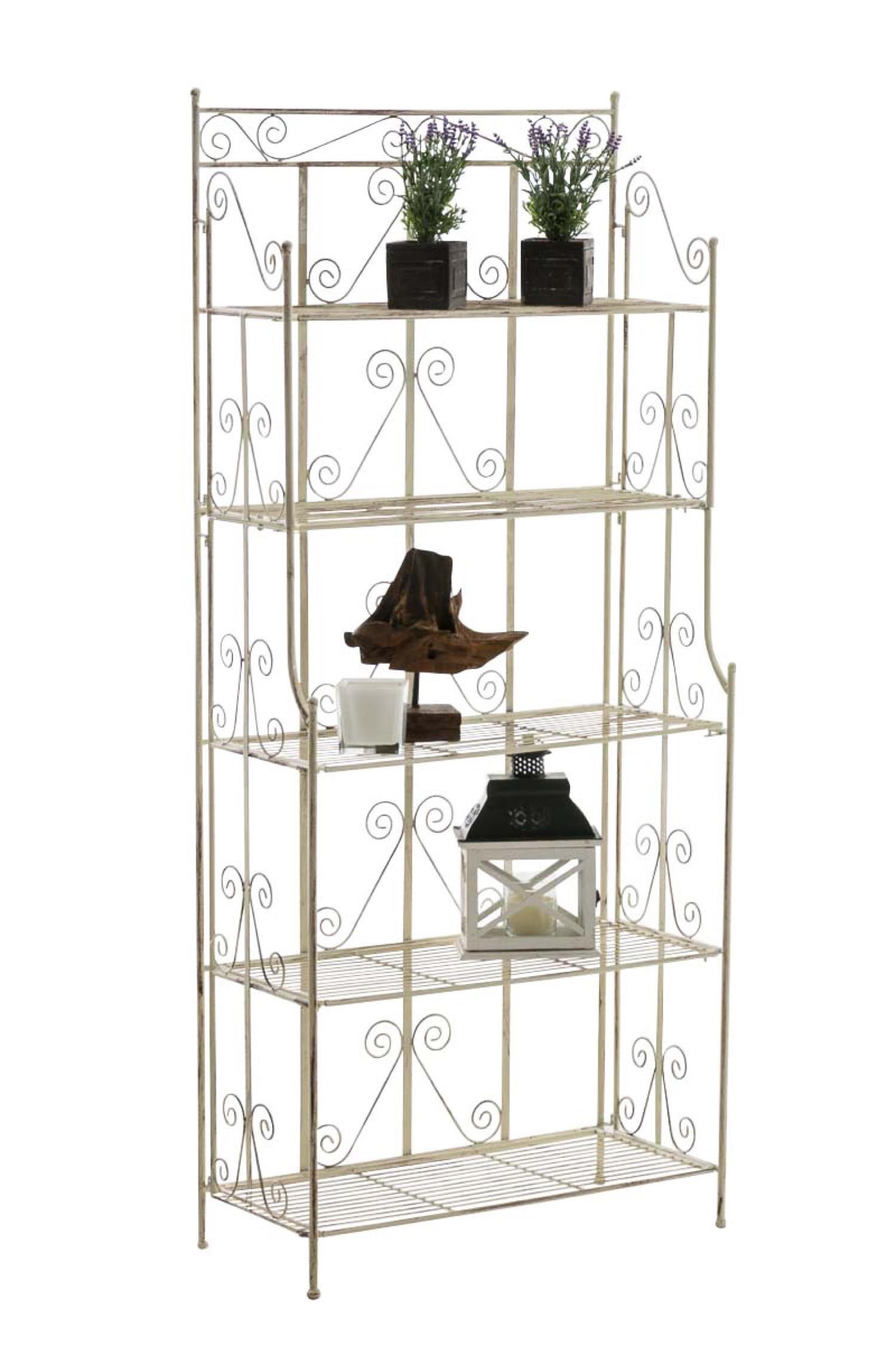 STANDREGAL Cio antik-creme - Naturfarben, Metall (74.5/173/34.5cm) - TPFGarden