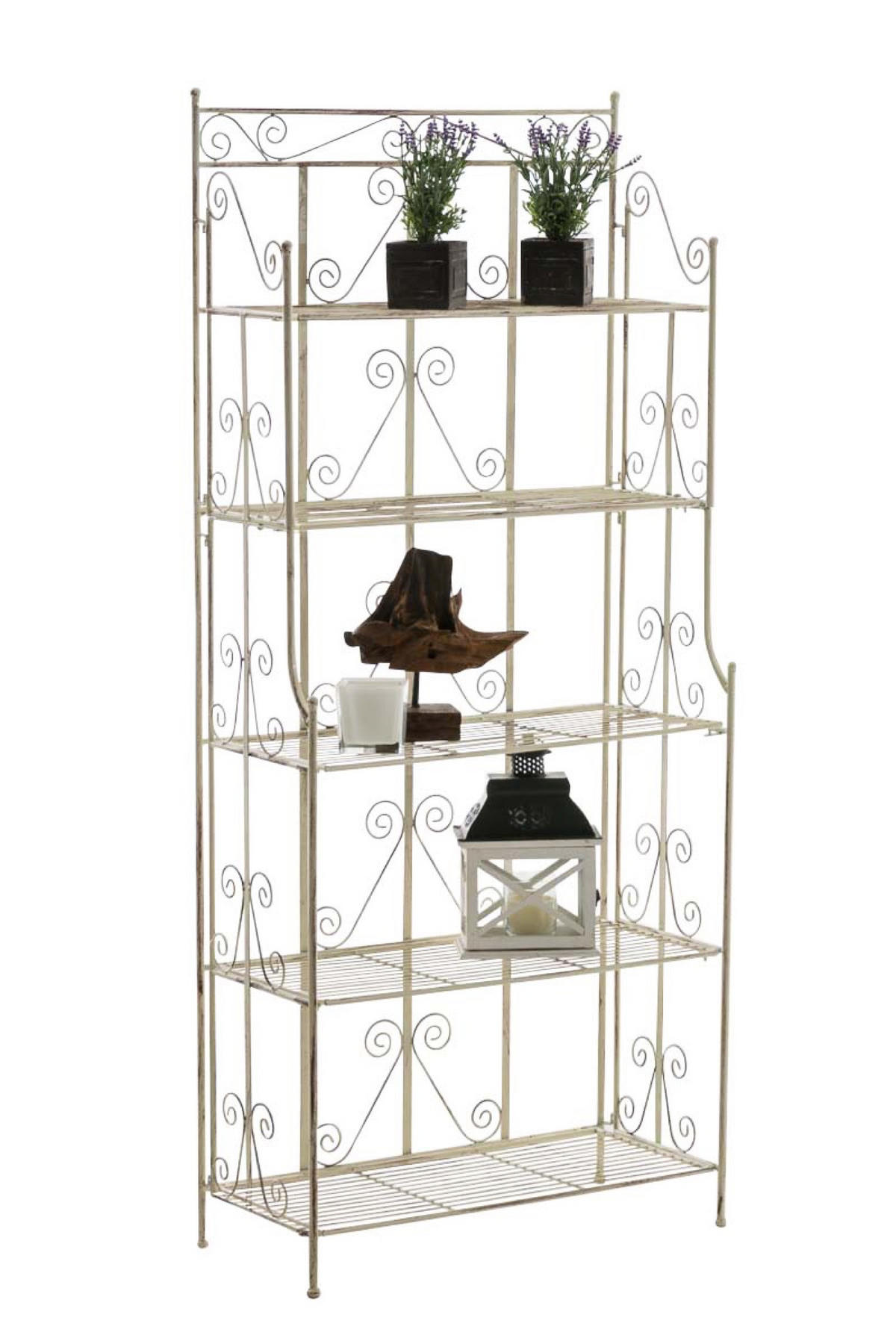 STANDREGAL Cio antik-creme - Naturfarben, Metall (74.5/173/34.5cm) - TPFGarden