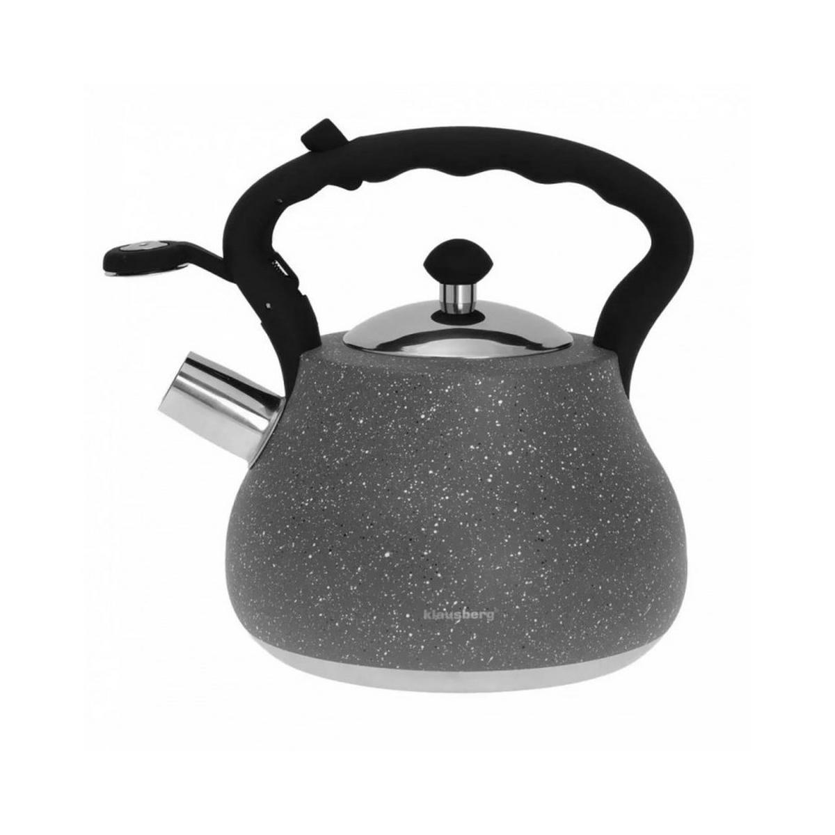 WASSERKESSEL Graphit 24/20/21 cm 7753 - Graphitfarben, Metall (24cm) - Klausberg 