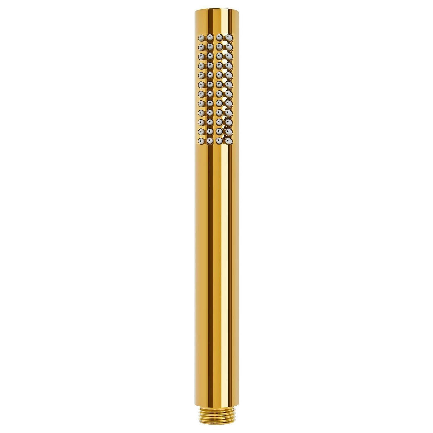 HANDBRAUSE Edelstahl 304 Wassersparend Gelb - Goldfarben, Metall (3/12.7/21cm)