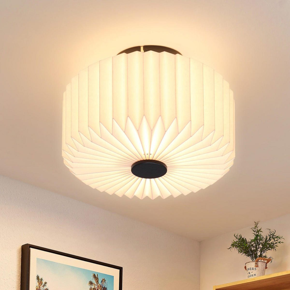 DECKENLEUCHTE FRASER II 24/24/17 cm - Weiß, Metall (24/24/17cm) - Nettlife