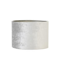 LAMPENSCHIRM Edelstein Silber Ø35/30 cm - Silberfarben, Textil (35/35/30cm) - Light & Living