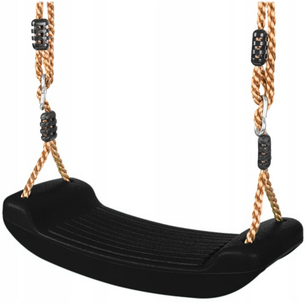 KINDERSCHAUKEL Schwarz - Schwarz, Kunststoff (16/42cm) - KRUMAD