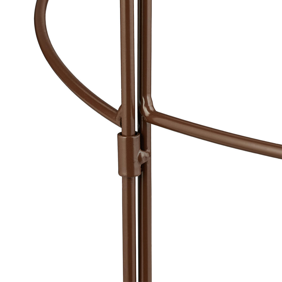 2-tlg.STAUDENHALTER - Braun, Metall (53/59.5/27cm) - Relaxdays