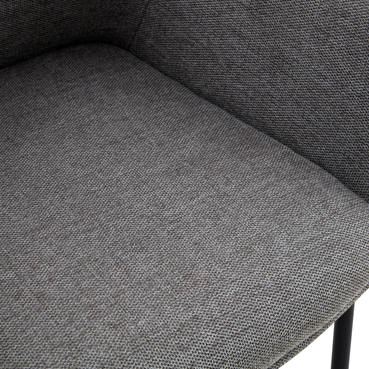 ESSZIMMERSTÜHLE TURSI 2er-Set grau - Grau, Textil (56/83/55cm) - IDIMEX