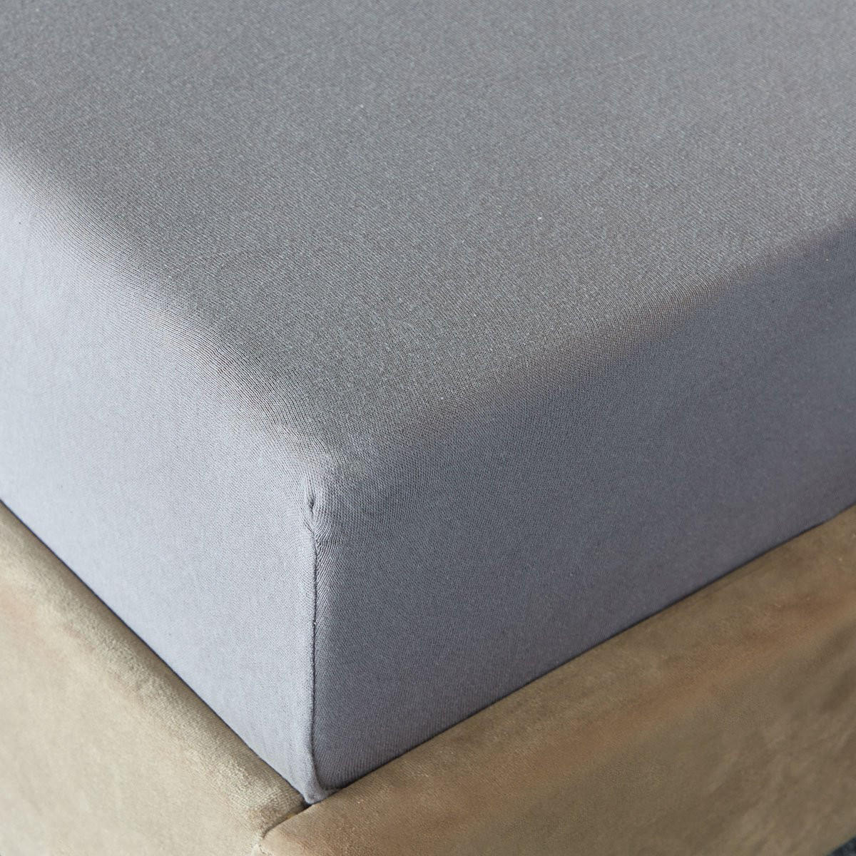 BETTLAKEN Claire grau 90/200 cm - Grau, Textil (90/200cm) - Homla
